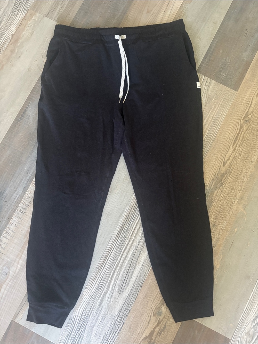 Vuori Black Drawstring Jogger Pants